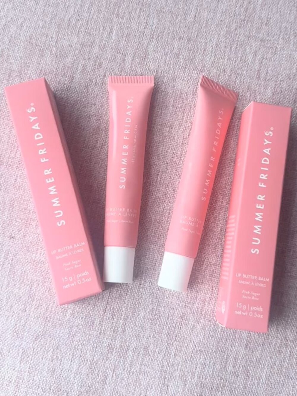Birthday Cak 2pcs / Summer Fridays Lip Butter Balm Conditioning Lip Balm new box